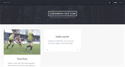 Desktop Screenshot of caramboo.com