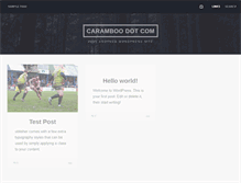 Tablet Screenshot of caramboo.com